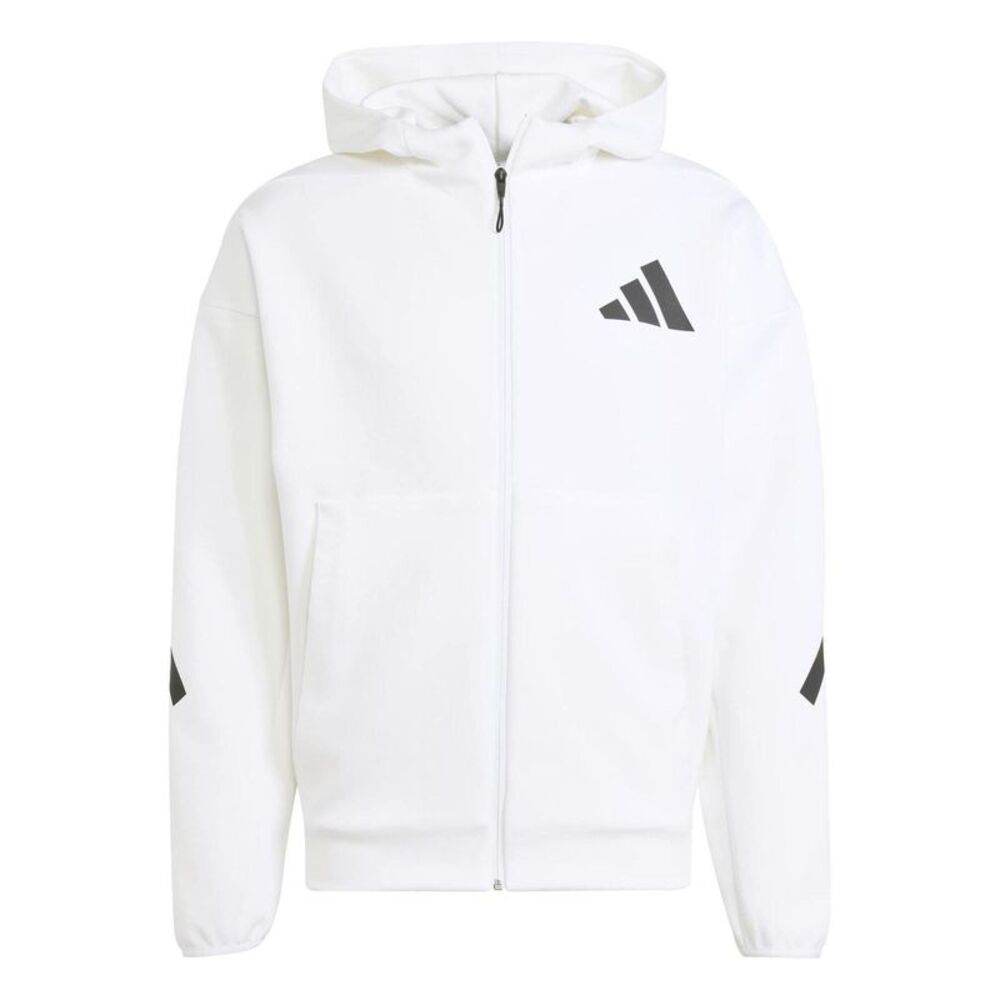 Adidas Mens Z.N.E. Full Zip Hoodie / White